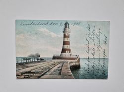 Vykort Roker Lighthouse 1906