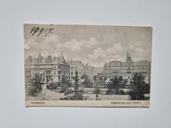 Vykort Sundsvall Vängåfvan och torget