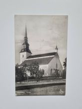 Vykort Lindesberg. Kyrka