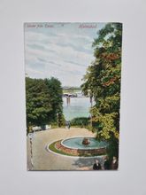 Vykort Utsikt från Tivoli. Halmstad.