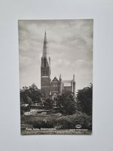 Vykort Floda Kyrka. Södermanland
