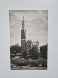 Vykort Floda Kyrka. Södermanland