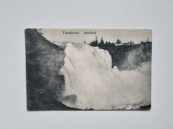 Vykort Tännforsen. Jämtland.
