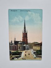 Vykort Stockholm. Riddarholmskyrkan