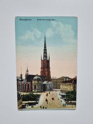 Vykort Stockholm. Riddarholmskyrkan