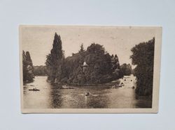 Vykort Paris. Les lacs du Bois de Boulogne