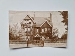Vykort på hus, villa