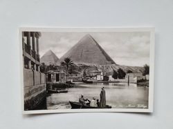 Vykort Egypten, Kairo Gizaplatån