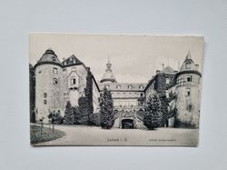 Vykort Tyskland. Schloss Laubach