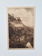 Vykort Tyskland. Die Rudelsburg