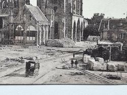 Vykort Frankrike. Soissons Cathédrale et St Jean des Vignes