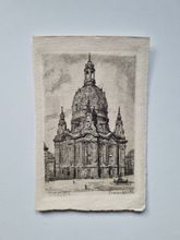 Vykort Tyskland. Dresden. Frauenkirche