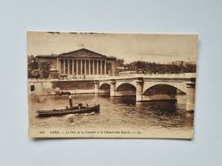Vykort Frankrike. Paris. Pont de la Concorde
