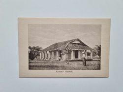 Vykort Kyrkan i Chicholi. Indien