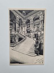 Vykort PARIS Opera. le grand Escalier