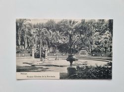 Vykort Spanien. Málaga. Parque: Glorieta de la Provincia