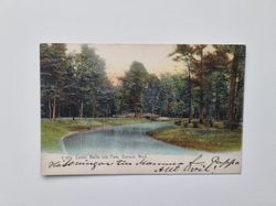 Vykort Canal, Belle Isle Park, Detroit, Mich 1908