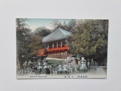 Vykort Japan. Nigetsudo Temple Nara