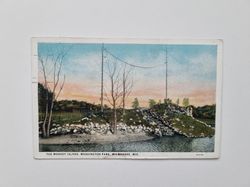 Vykort The Monkey Island, Washington Park, Milwaukee Wisconsin 1929