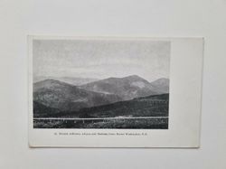 Vykort Mount Jefferson, Adams, and Madison, from Mount Washington N.H