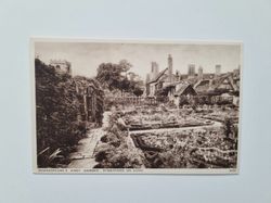Vykort Shakespears Knot Garden. Stratford-upon-Avon