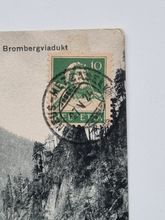 Vykort Davos-Filisur-Bahn. Brombergviadukt. Schweiz