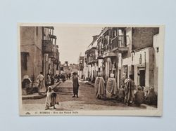 Vykort Algeriet. Biskra. Rue des Ouled Nails