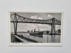 Vykort Tyskland. Rendsburg Hochbrücke