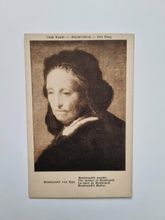 Vykort Rembrandt van Rijn. Rembrandt's mother.