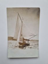 Vykort Segelbåt, Uddevalla