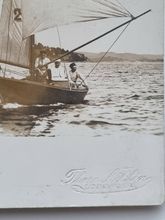 Vykort Segelbåt, Uddevalla
