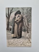 Vykort förälskat par 1903