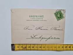 Vykort barn pratar i telefon 1903