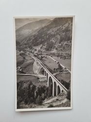 Vykort Furka-Oberalp-Bahn, Viadukt bei Grengiols