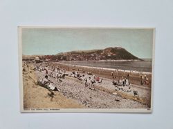 Vykort The Beach and North Hill, Minehead