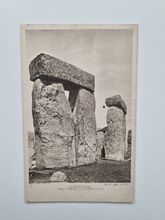 Vykort England. Stonehenge Trilithons  in Horse Shoe