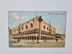 Vykort Venezia Palazzo Ducale. Italien, Dogepalatset
