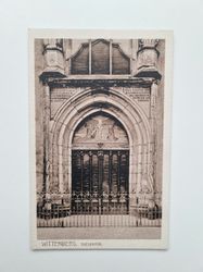 Vykort Tyskland. Wittenberg Thesentor
