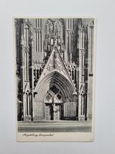 Vykort Magdeburg, Domportal