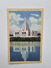 Vykort "Mormon" Temple, Idaho Falls, Idaho