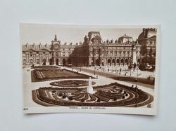 Vykort Paris. Place du Carrousel