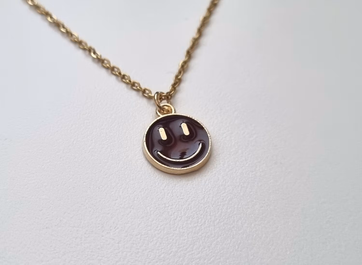 Halsband Ljusbrun Smiley