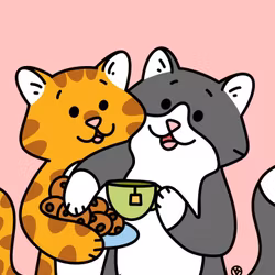 Fika på kattcafét