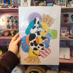 Hund på kuddar 1