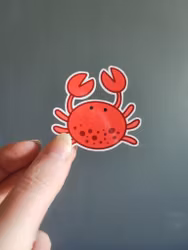 Krabba - sticker