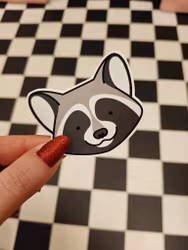 Tvättbjörn - sticker