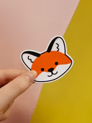 Räv - sticker