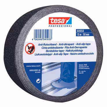 TESA - Halkskyddstejp 50mm x 15m Svart – Tesa