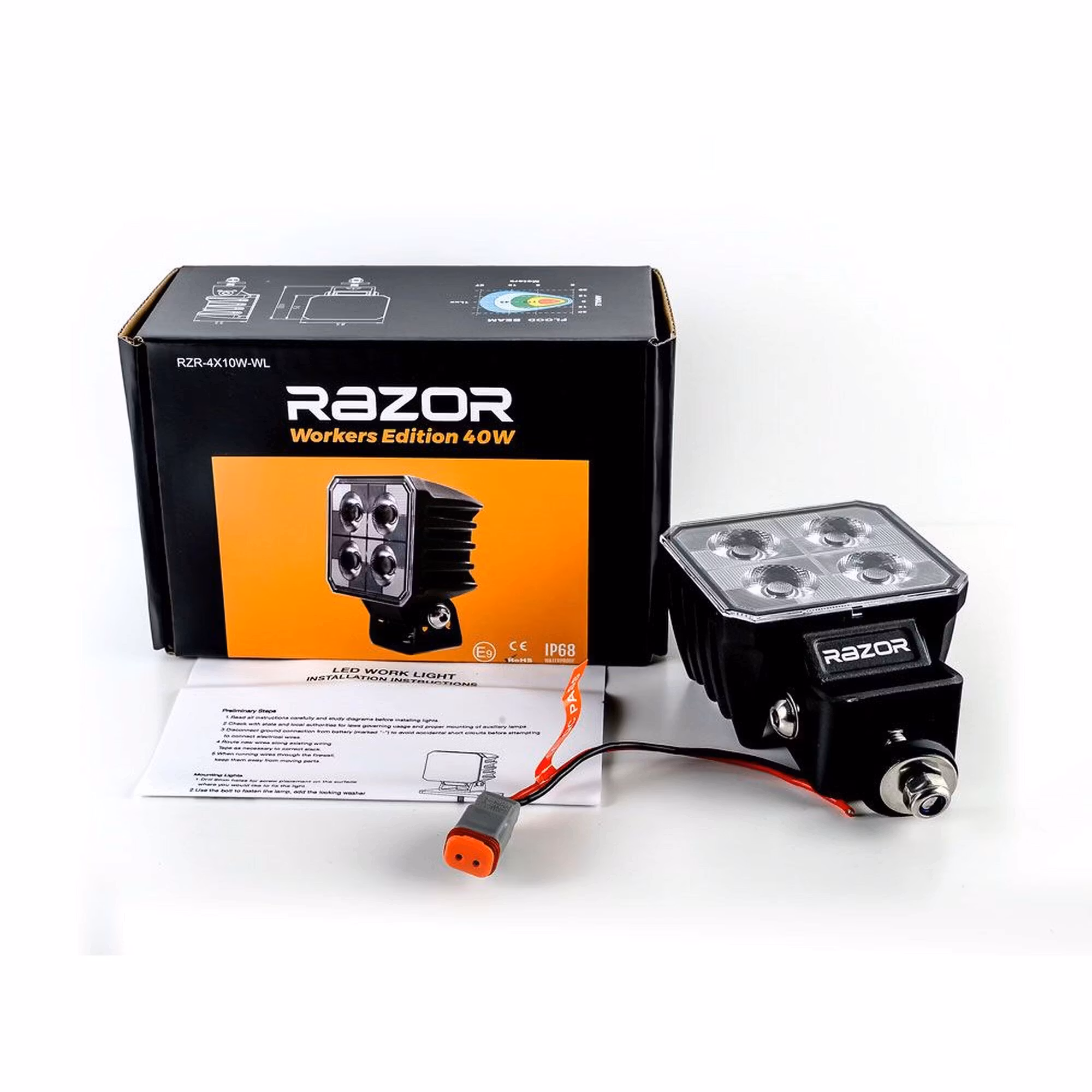 Arbetsljus och backljus - Razor Workers Edition 40W