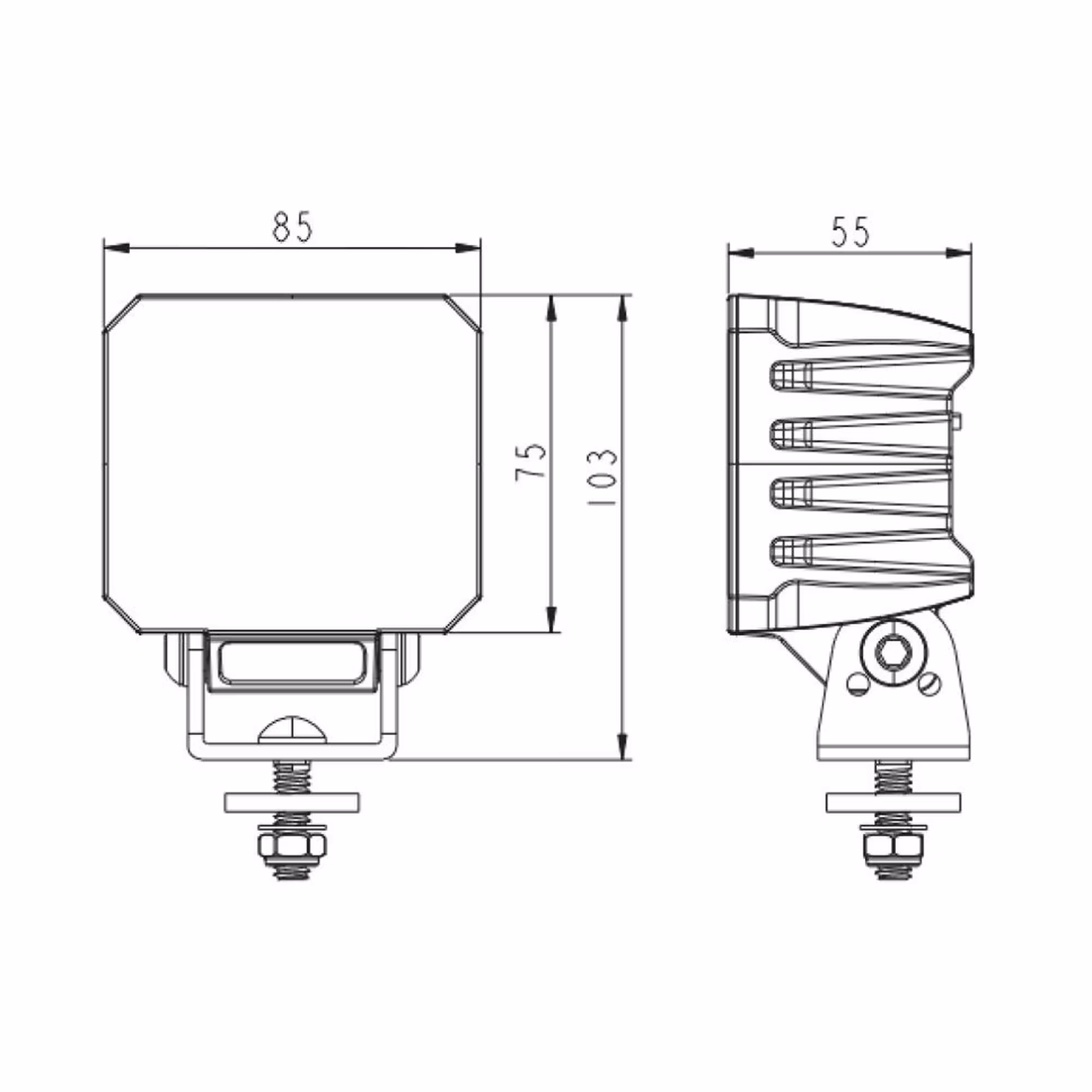 Arbetsljus och backljus - Razor Workers Edition 40W